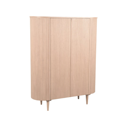 LABEL51 - Hoge Kast Oliva 125x47x158 cm - Naturel Eiken