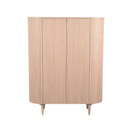 LABEL51 - Hoge Kast Oliva 125x47x158 cm - Naturel Eiken