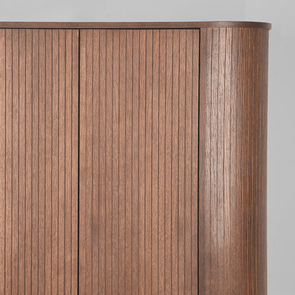 LABEL51 - Hoge Kast Oliva 125x47x158 cm - Walnoot Eiken
