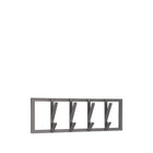 LABEL51 - Kapstok Frame 70x9x22 cm - Burned Steel Metaal