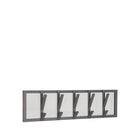 LABEL51 - Kapstok Gruff 80x9x22 cm - Burned Steel Metaal
