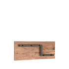 LABEL51 - Kapstok Road 65x13x25 cm - Burned Steel Metaal l Naturel Mangohout