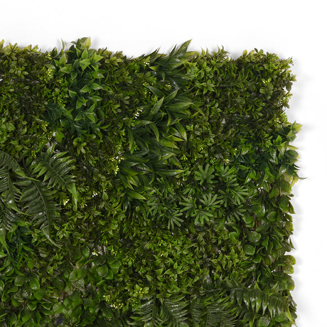LABEL51 - Kunstplant Wandpaneel 80x10x80 cm - Groen Kunststof
