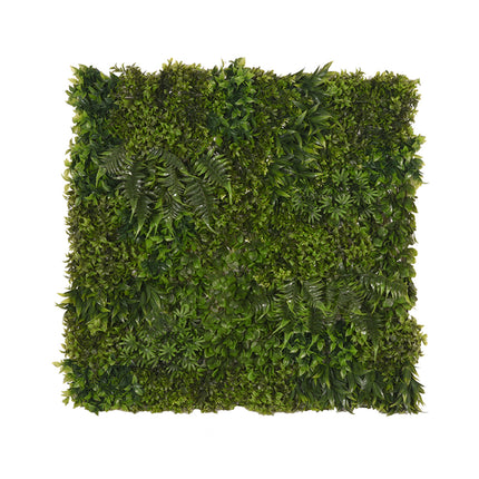 LABEL51 - Kunstplant Wandpaneel 80x10x80 cm - Groen Kunststof