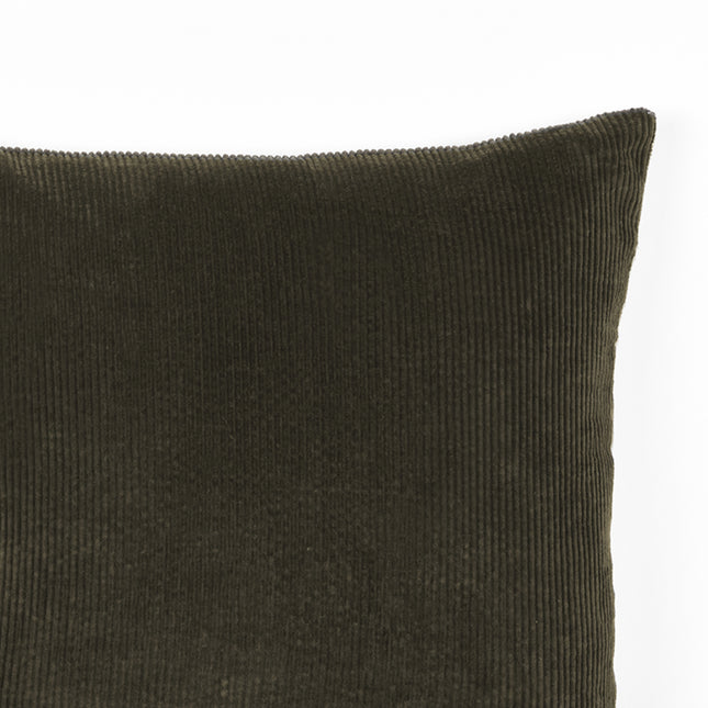 LABEL51 - Kussen Rib 45x45 Cm - Army Katoen
