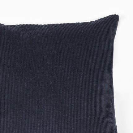 LABEL51 - Kussen Rib 45x45 Cm - Navy Katoen