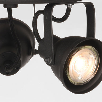 LABEL51 - Led Spot Max 3-Lichts 21x21x14 cm - Zwart Metaal