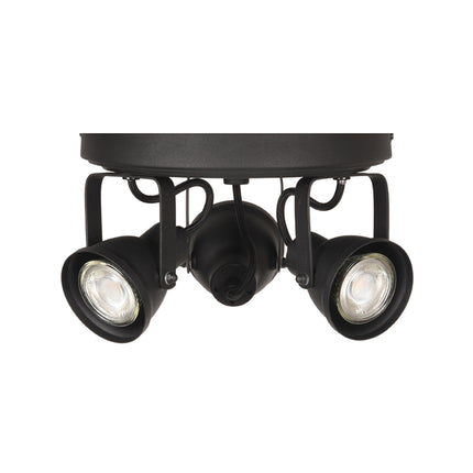 LABEL51 - Led Spot Max 3-Lichts 21x21x14 cm - Zwart Metaal
