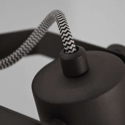 LABEL51 - Led Wandlamp Bow 11x22x14 cm | M - Burned Steel Metaal