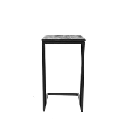 LABEL51 - Laptoptafel Move 35x50x62 cm - Zwart Mangohout | Zwart Metaal