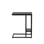 LABEL51 - Laptoptafel Shift 35x50x62 cm - Zwart Mangohout | Zwart Metaal