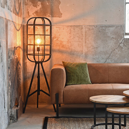 LABEL51 - Vloerlamp Twine 50x50x145 cm - Zwart Metaal