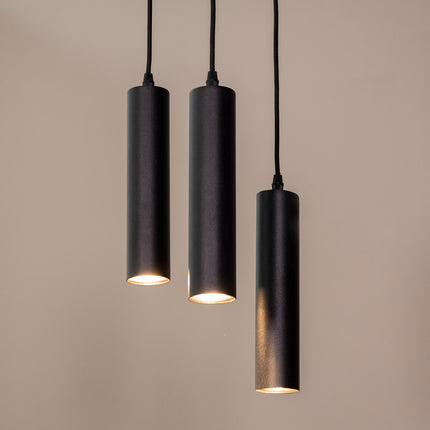 LABEL51 - Hanglamp Ferroli 3-Lichts 25x25x150 cm - Zwart Metaal | Incl. LED