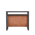 LABEL51 - Magazinehouder 45x20x38 cm - Cognac Leder | Zwart Metaal