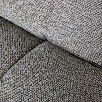 LABEL51 - Elektrische Fauteuil Relax and Recharge 90x110x95 cm - Mushroom Royal Boucle | Zwart Metaal