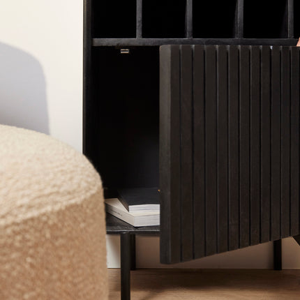 Wijnkast Madison Black | 55 cm