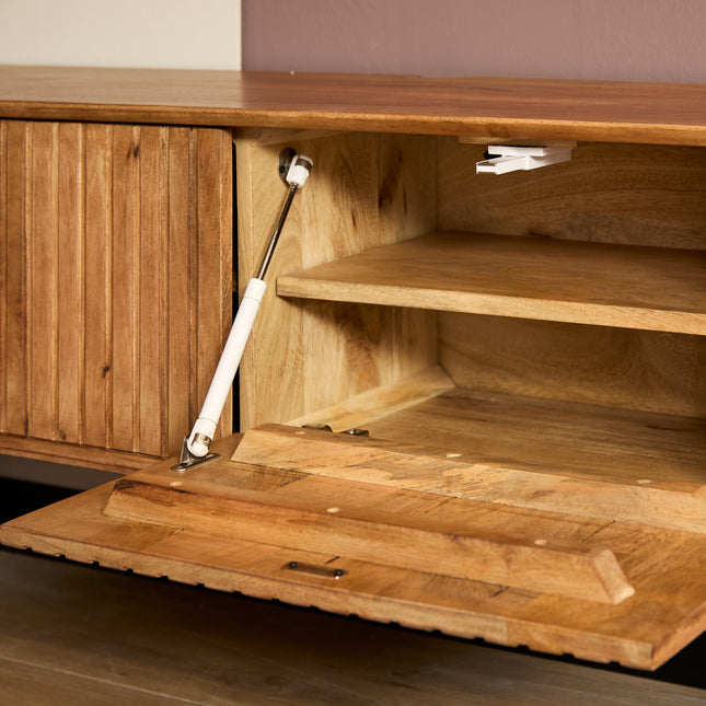 Zwevend tv meubel Madison Natural | 160 cm