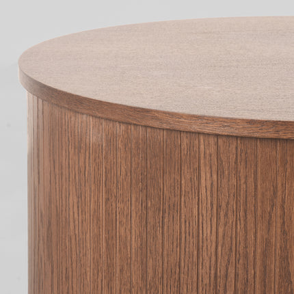 LABEL51 - Salontafel Oliva 70x70x30 cm - Walnoot Eiken