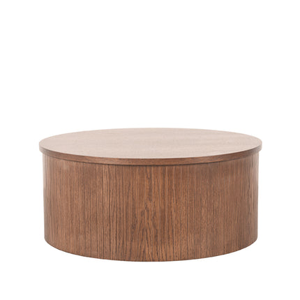 LABEL51 - Salontafel Oliva 70x70x30 cm - Walnoot Eiken