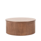 LABEL51 - Salontafel Oliva 70x70x30 cm - Walnoot Eiken