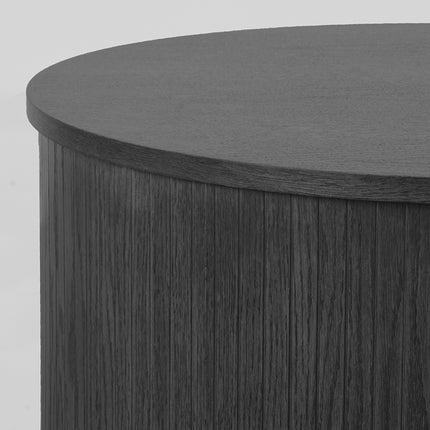 LABEL51 - Salontafel Oliva 70x70x30 cm - Zwart Eiken