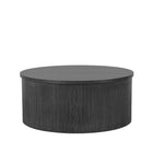 LABEL51 - Salontafel Oliva 70x70x30 cm - Zwart Eiken