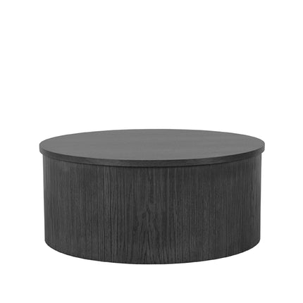 LABEL51 - Salontafel Oliva 70x70x30 cm - Zwart Eiken