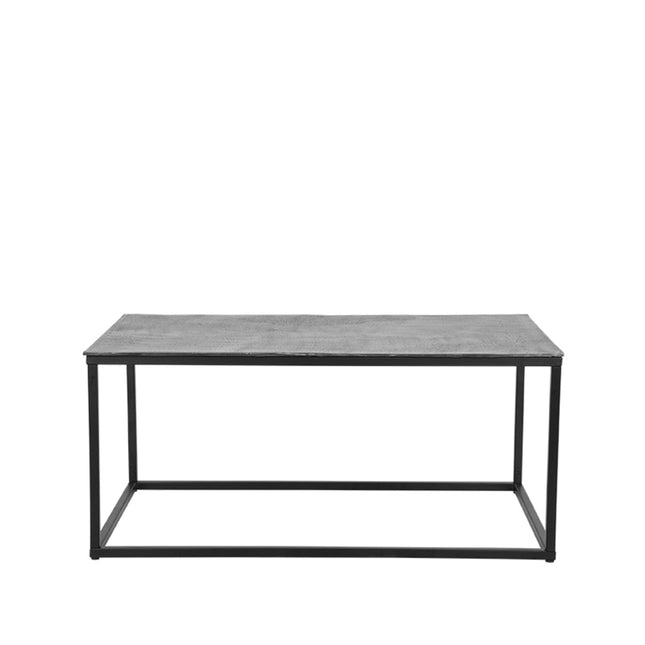 D-MAXX - Salontafel Pride 100x60x45 cm - Antiek Ash Metaal