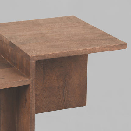 LABEL51 - Salontafel Skip 90x50x40 cm - Espresso Mangohout