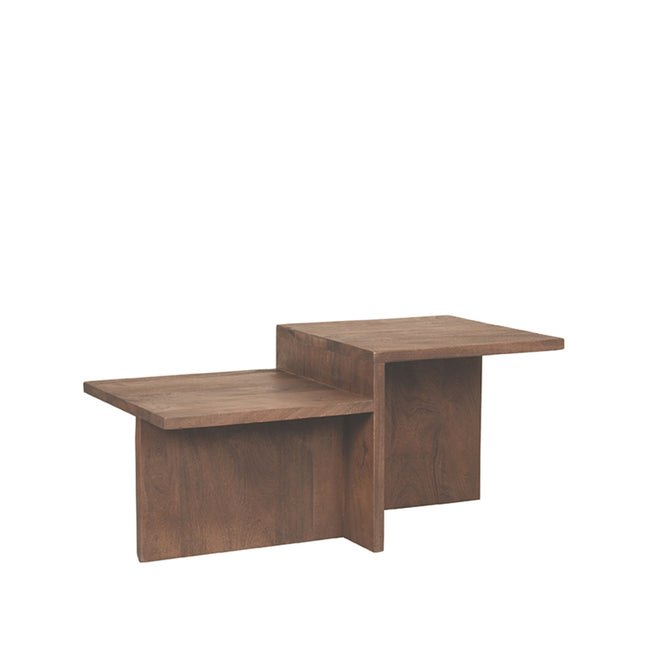 LABEL51 - Salontafel Skip 90x50x40 cm - Espresso Mangohout