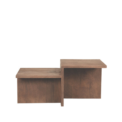LABEL51 - Salontafel Skip 90x50x40 cm - Espresso Mangohout