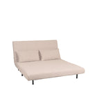 LABEL51 - Slaapbank Double 141x90x81 cm - Naturel Boucle | Zwart Hout