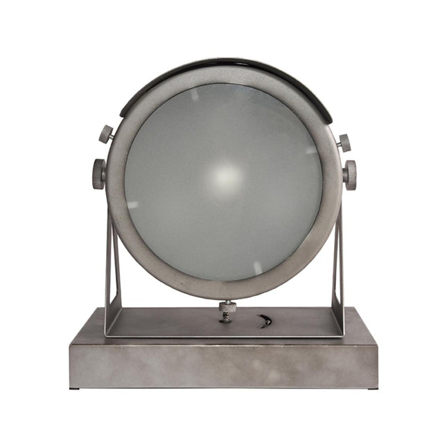 LABEL51 - Tafellamp Cap 28x23x31 cm - Burned Steel Metaal l Glas