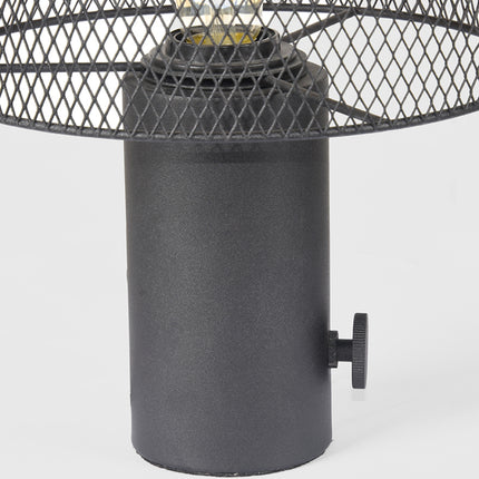 LABEL51 - Tafellamp Fungo 23x23x29 cm - Zwart Metaal