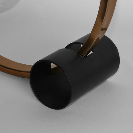 LABEL51 - Tafellamp Ring 38x12x38 cm - Antiek Goud Metaal | Zwart Metaal