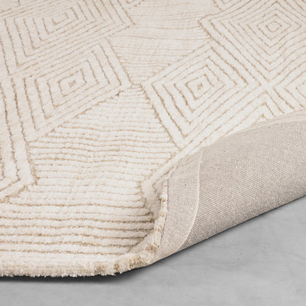 LABEL51 - Vloerkleed Cosy 160x230 cm - Taupe Polyester