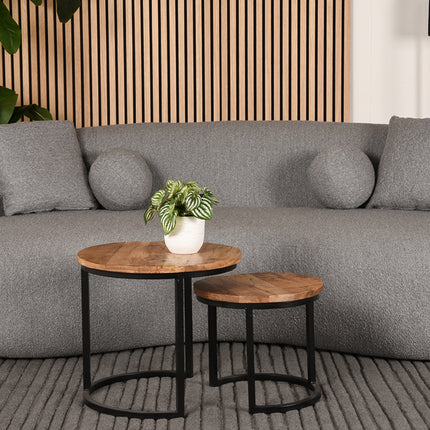 LABEL51 - Vloerkleed Luxy 160x230 cm - Antraciet Wol