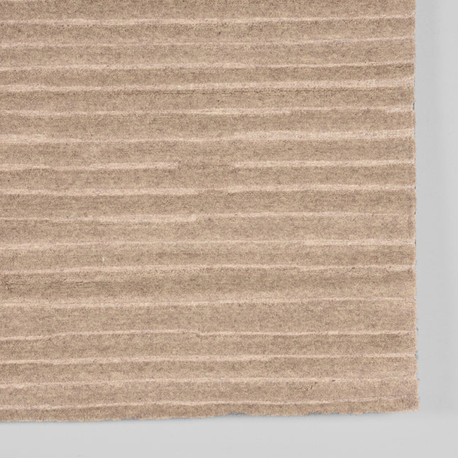 LABEL51 - Vloerkleed Luxy 160x230 cm - Taupe Wol
