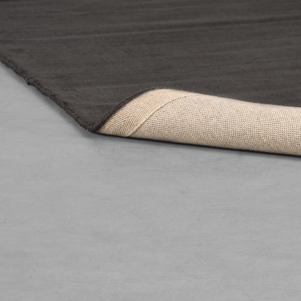 LABEL51 - Vloerkleed Velvy 200x300 cm - Antraciet Viscose