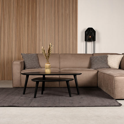 LABEL51 - Vloerkleed Velvy 160x230 cm - Antraciet Viscose