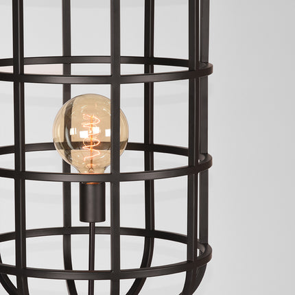LABEL51 - Vloerlamp Twine 50x50x145 cm - Zwart Metaal