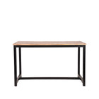 LABEL51 - Bartafel Ghent 160x90x95 cm - Rough Mangohout | Zwart Metaal