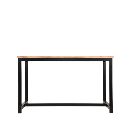 LABEL51 - Bartafel Ghent 160x90x95 cm - Rough Mangohout | Zwart Metaal