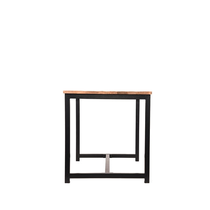 LABEL51 - Bartafel Ghent 160x90x95 cm - Rough Mangohout | Zwart Metaal