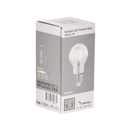 LABEL51 - Daglicht Led Kooldraadlamp Bol | M - 6x6x10,8 cm l Dimbaar