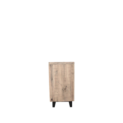 LABEL51 - Dressoir Lima 200x42x80 cm - Naturel Pine | Zwart Metaal