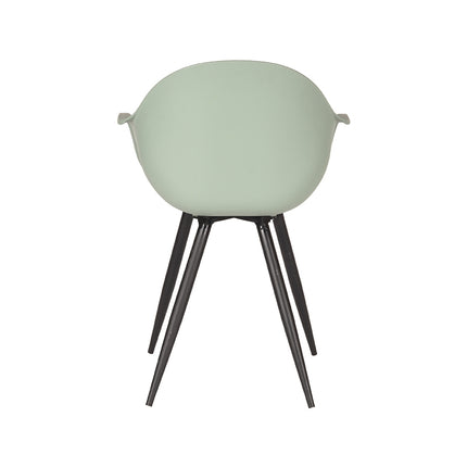 LABEL51 - Eetkamerstoel Luca 58x54x85 cm - Forest PP | Zwart Metaal