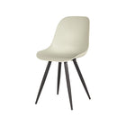 LABEL51 - Eetkamerstoel Monza 46x54x88 cm - Breeze PP | Zwart Metaal