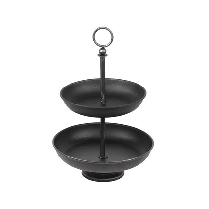 LABEL51 - Etagere 26x26x38 cm - Antiek Zwart Metaal