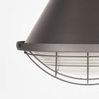 LABEL51 - Hanglamp Duisburg 50x50x50 cm - Burned Steel Metaal l Glas